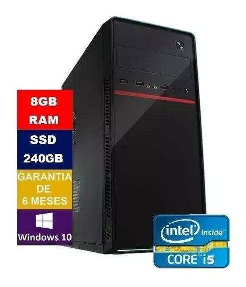 Pc Computador Cpu Intel I5 2400 + Ssd 240gb, 8gb Memória Ram - Image 2