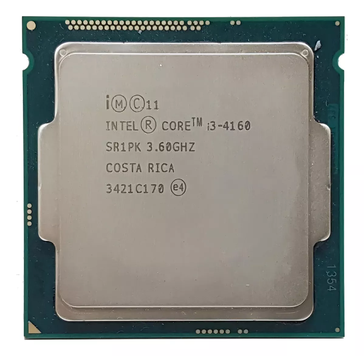 Processador gamer Intel Core i3-4160 CM8064601483644 de 2 núcleos e 3.6GHz de frequência com gráfica integrada